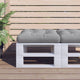 Vidaxl palletkussen 50x50x12 cm stof groen