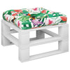 Vidaxl palletkussen 60x60x12 cm stof meerkleurig