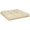 Vidaxl palletkussen 70x70x12 cm beige