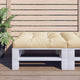 Vidaxl palletkussen 80x80x12 cm stof beige