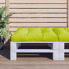 Vidaxl palletkussen 80x80x12 cm stof heldergroen