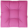 Vidaxl palletkussen 80x80x12 cm stof roze