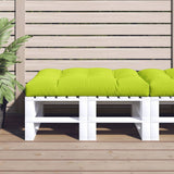 Vidaxl palletkussen 120x80x12 cm stof heldergroen - afbeelding 1