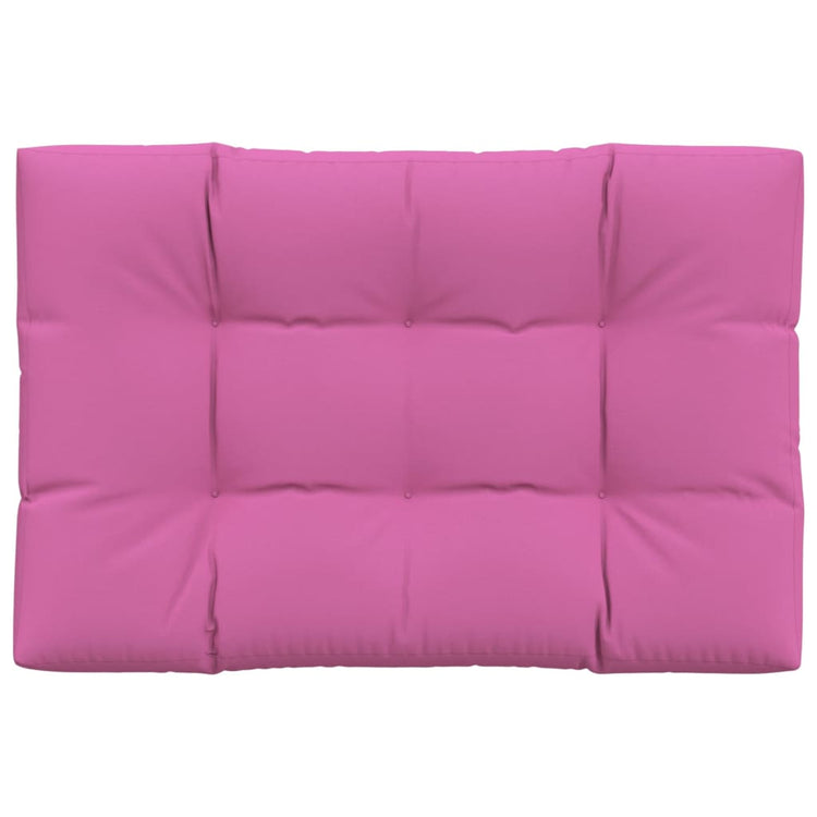 Vidaxl palletkussen 120x80x12 cm stof roze