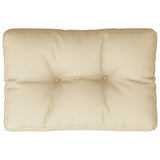 Vidaxl palletkussen 50x40x12 cm stof beige - afbeelding 2