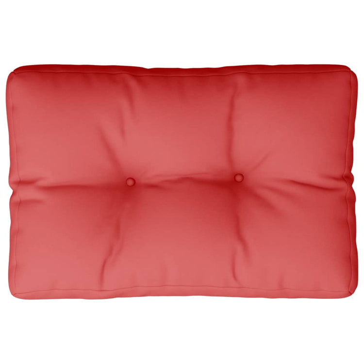 Vidaxl palletkussen 50x40x12 cm stof rood