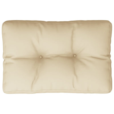 Vidaxl palletkussen 60x40x12 cm stof beige
