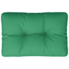 Vidaxl palletkussen 60x40x12 cm stof groen
