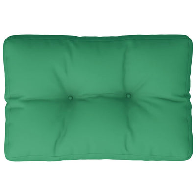 Vidaxl palletkussen 60x40x12 cm stof groen