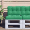 Vidaxl palletkussen 60x40x12 cm stof groen