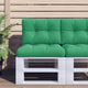 Vidaxl palletkussen 60x40x12 cm stof groen