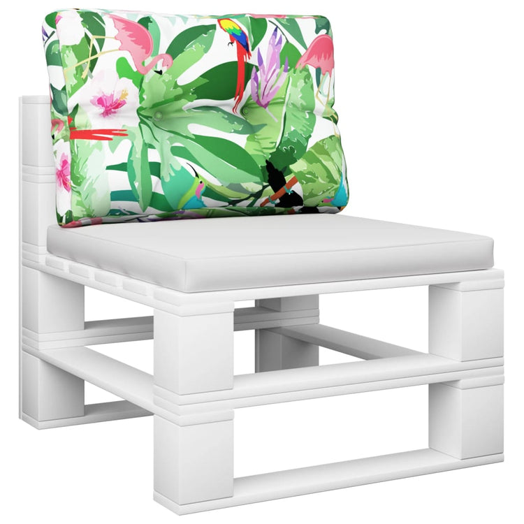 Vidaxl palletkussen 60x40x12 cm stof meerkleurig