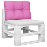 Vidaxl palletkussens 60x40x12 cm stof roze - afbeelding 3