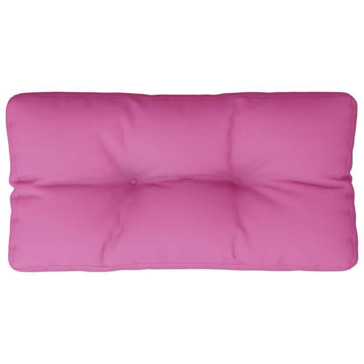 Vidaxl palletkussen 70x40x12 cm stof roze
