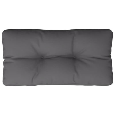 Vidaxl palletkussen 80x40x12 cm stof antracietkleurig