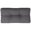 Vidaxl palletkussen 80x40x12 cm stof antracietkleurig