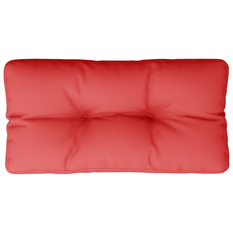Vidaxl palletkussen 80x40x12 cm stof rood