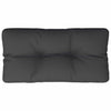 Vidaxl palletkussen 80x40x12 cm stof zwart