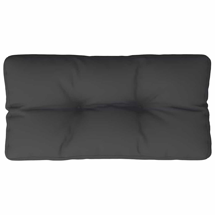 Vidaxl palletkussen 80x40x12 cm stof zwart