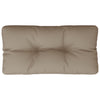 Vidaxl palletkussen 80x40x12 cm stof taupe