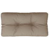 Vidaxl palletkussen 80x40x12 cm stof taupe - afbeelding 2