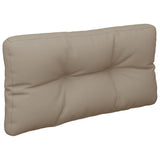 Vidaxl palletkussen 80x40x12 cm stof taupe - afbeelding 3