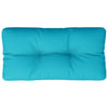 Vidaxl palletkussen 80x40x12 cm stof turquoise