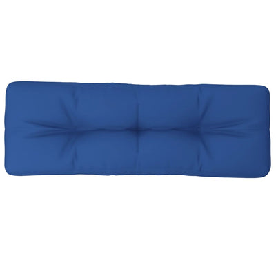 Vidaxl palletkussen 120x40x12 cm stof koningsblauw