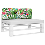 Vidaxl palletkussen 120x40x12 cm stof meerkleurig - afbeelding 3