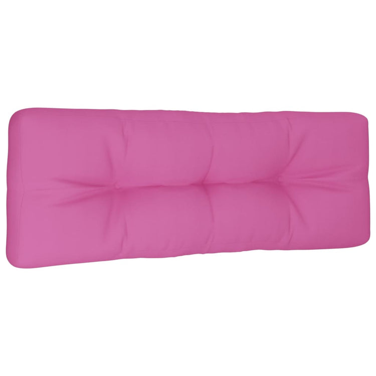 Vidaxl palletkussen 120x40x12 cm stof roze