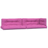 Vidaxl palletkussens 5 st stof  roze