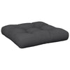 Vidaxl palletkussen 60x61,5x10 cm stof zwart