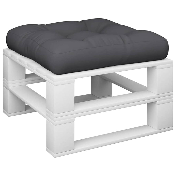 Vidaxl palletkussen 60x61,5x10 cm stof zwart
