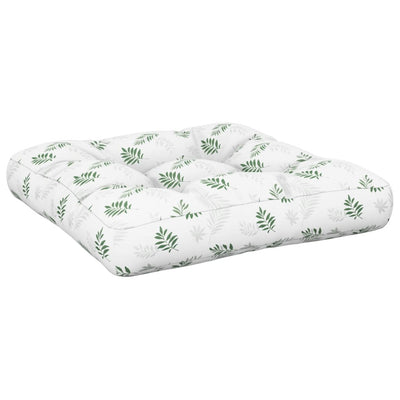 Vidaxl palletkussen 60x61,5x10 cm bladpatroon oxford stof