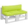 Vidaxl palletkussens 2 st stof felgroen
