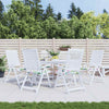 Vidaxl tuinstoelkussens 6 st 40x40x4 cm stof meerkleurig