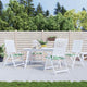 Vidaxl stoelkussens 4 st oxford stof bladpatroon 50 x 50 x 3 cm