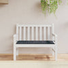 Vidaxl tuinbankkussen ruitpatroon 100x50x4 cm oxford stof zwart