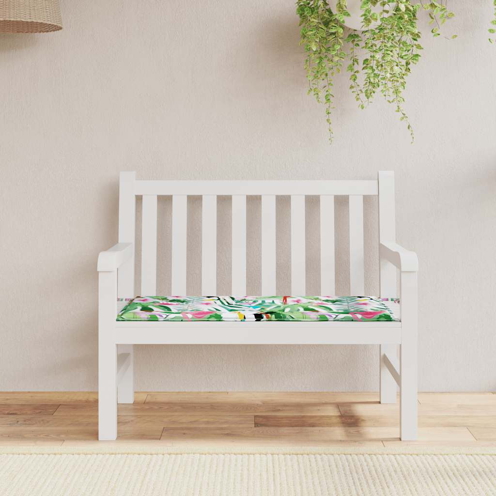 Vidaxl tuinbankkussen 100x50x4 cm oxford stof meerkleurig
