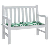 Vidaxl tuinbankkussen 120x50x4 cm oxford stof bladpatroon - afbeelding 3