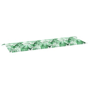 Vidaxl bankkussen oxford stof bladpatroon 150 x 50 x 3 cm - afbeelding 2