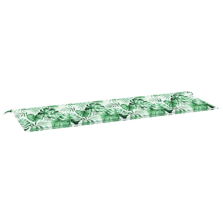 Vidaxl bankkussen oxford stof bladpatroon 150 x 50 x 3 cm