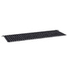 Vidaxl tuinbankkussen ruitpatroon 150x50x4 cm oxford stof zwart