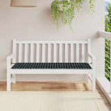 Vidaxl tuinbankkussen ruitpatroon 150x50x3 cm oxford stof zwart - afbeelding 1