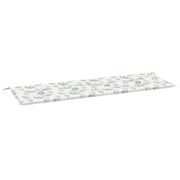 Vidaxl tuinbankkussen 150x50x3 cm oxford stof bladpatroon - afbeelding 2