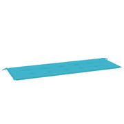 Vidaxl tuinbankkussen 150x50x3 cm oxford stof turquoise - afbeelding 2