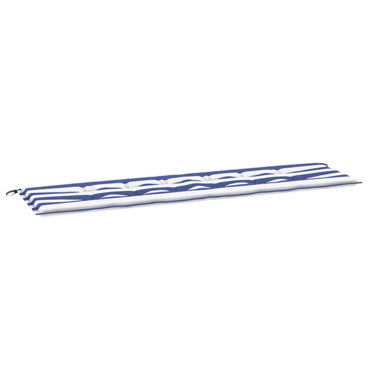 Vidaxl bankkussen oxford stof blauwe streep 180 x 50 x 3 cm