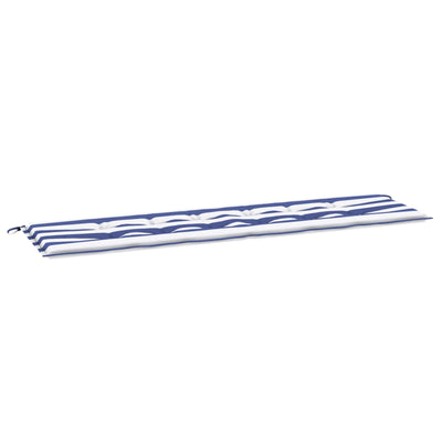 Vidaxl bankkussen gestreept zwart ruit 150 x 50 x 3 cm oxford stof