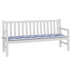 Vidaxl bankkussen gestreept zwart ruit 150 x 50 x 3 cm oxford stof
