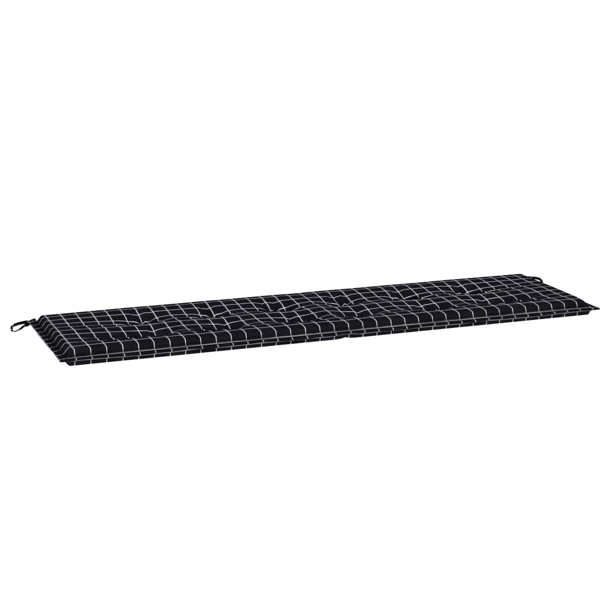 Vidaxl bankkussen oxford stof zwart ruit 180 x 50 x 3 cm